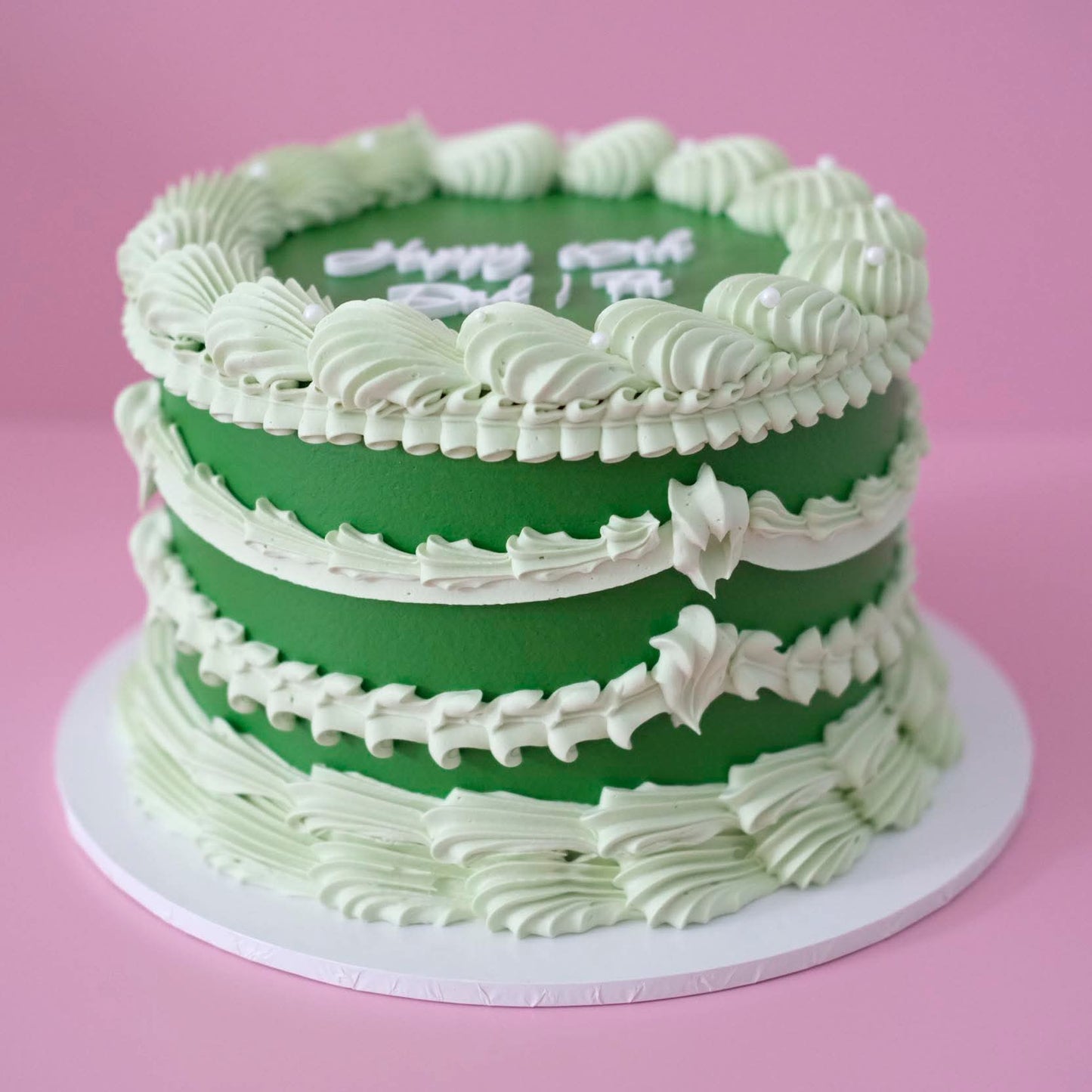 Round Vintage Cake | Elegant