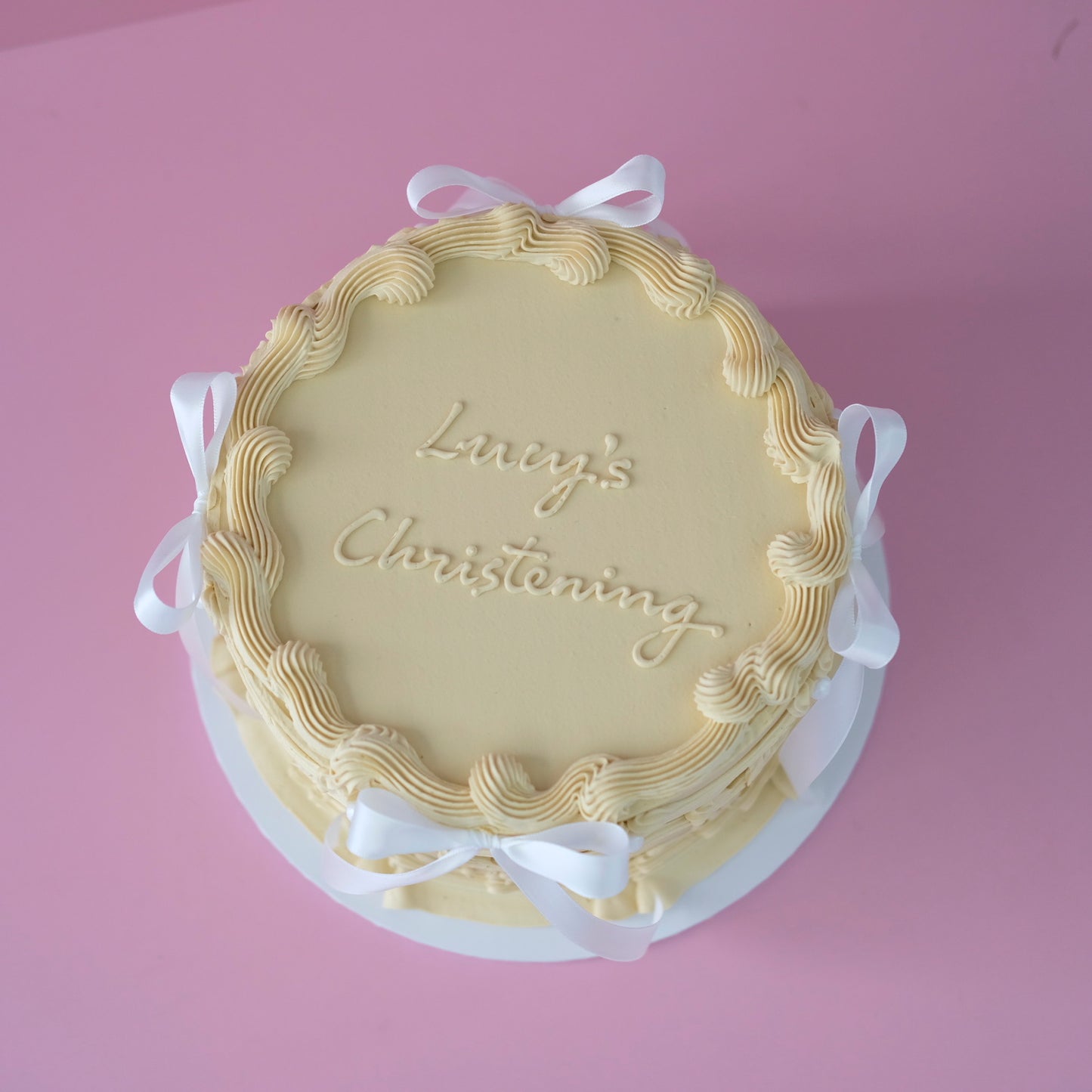 Vintage Round Cake | Eternal Blessings