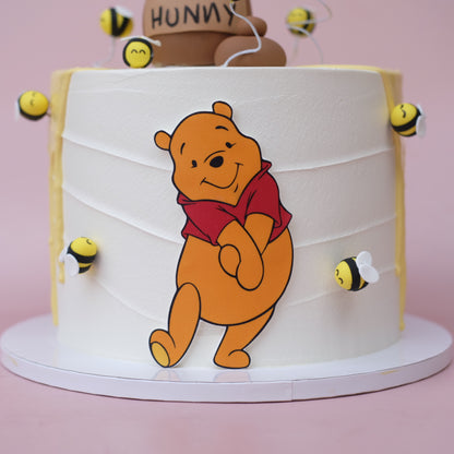 Winnie The Pooh Flying Bees Novelty Cake