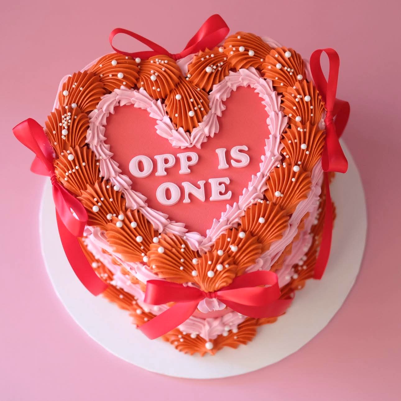 Vintage Heart Cake | Sprinkle-tastic & Coquette