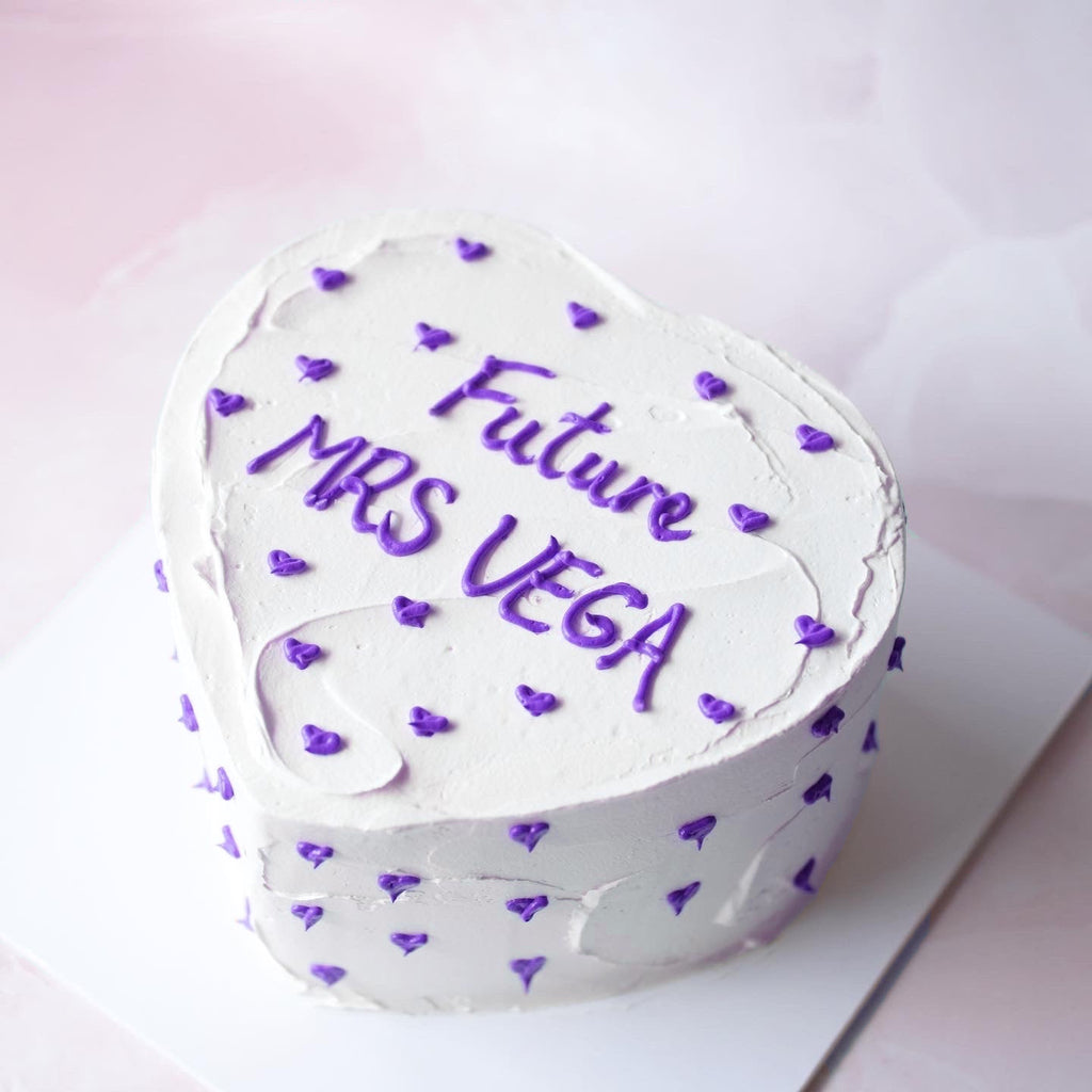 Mini Hearts on Heart | Doodle Cake