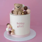 Furry Bear & Balloon Cake