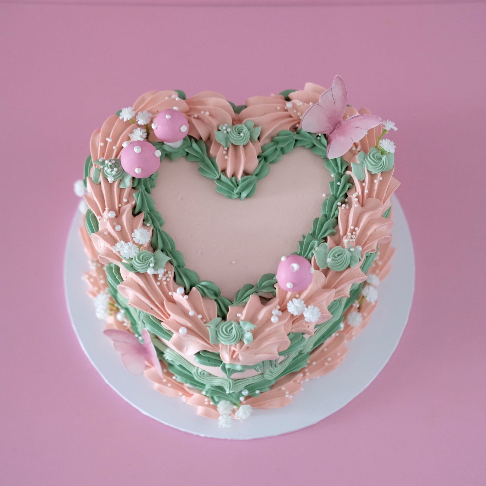 Vintage Heart Cake | Fairy Theme