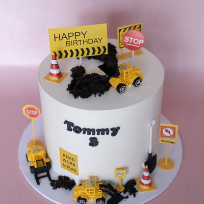 Construction Kids Cake