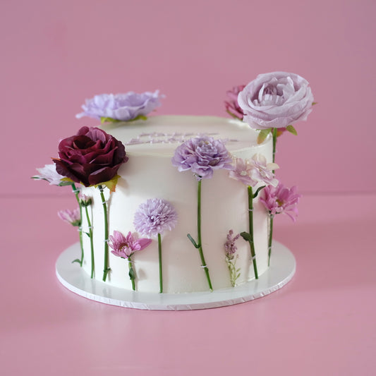 Wildflower Bloom Round Cake