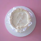 Mini Round Coquette Vintage Cake