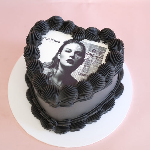 Vintage Cake | Edible Image / Monochrome