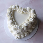 Vintage Heart Cake | Seaside Pearl