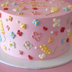 Floral Bloom Round Buttercream | Doodle Cake