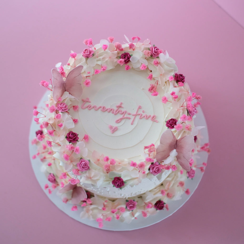 Enchanted Round Vintage Cake | PINK