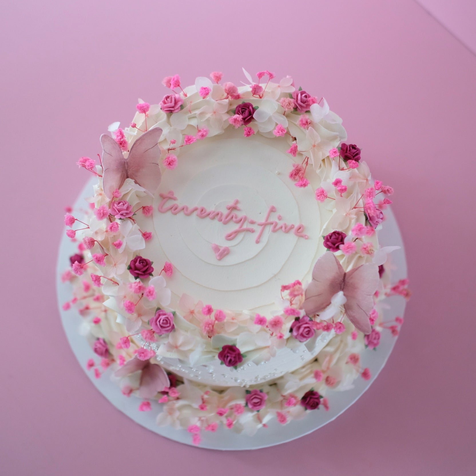 Enchanted Round Vintage Cake | PINK