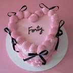 Classic Vintage Heart Cake | Coquette / MONOCHROME