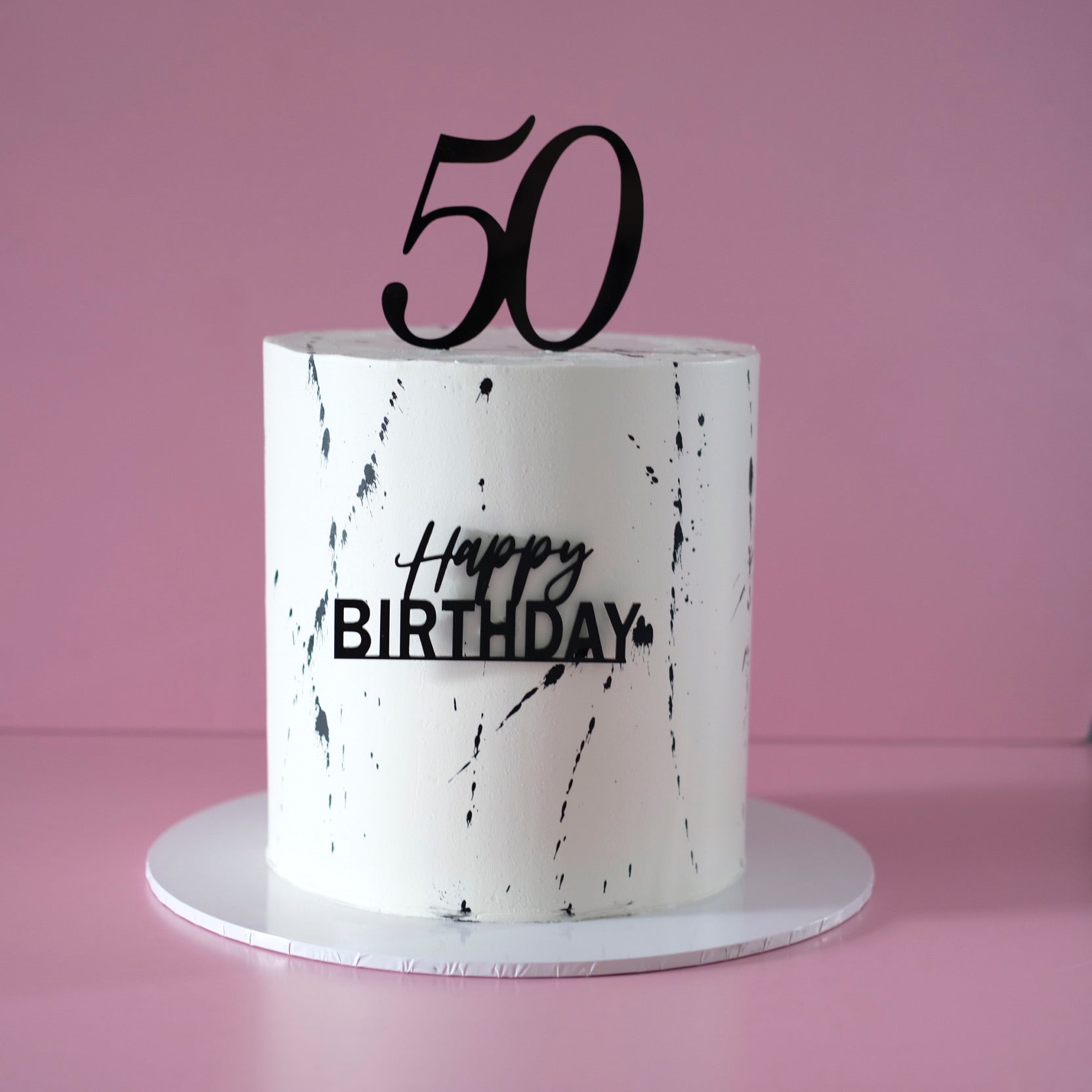 The Modern Splatter Cake