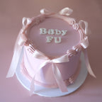 Mini Round Coquette Vintage Cake