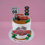 Lightning McQueen “Route 66” Cars | Themed Novelty Cake