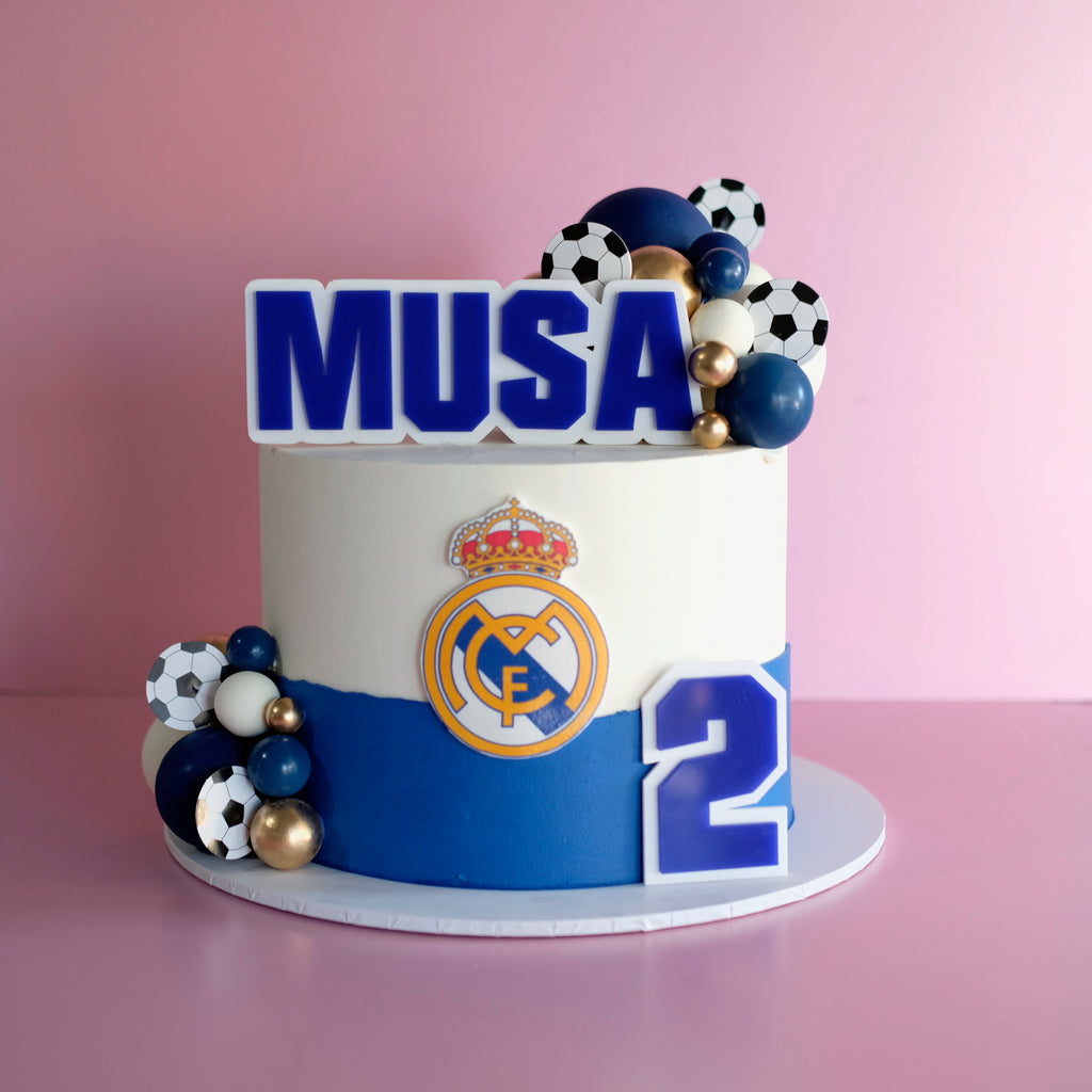 Real Madrid Soccer | Themed Novelty Cake