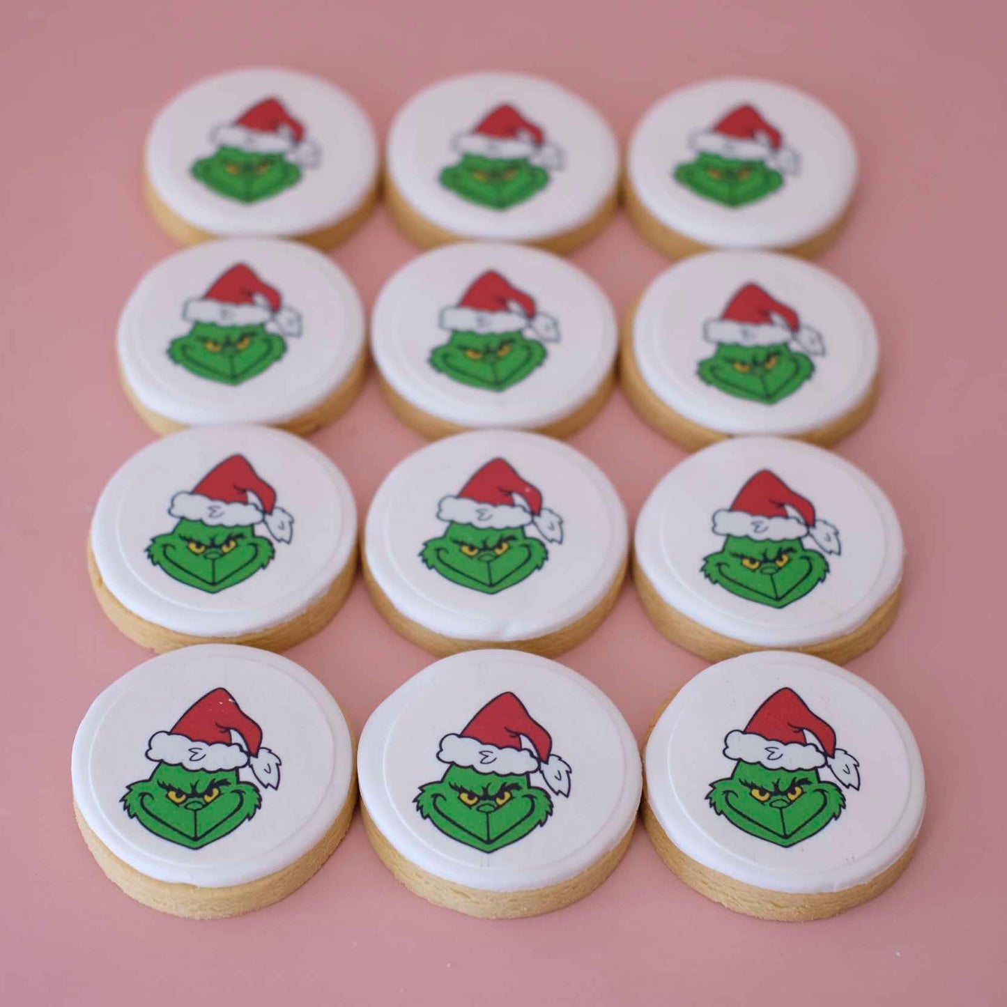 Grinch | Christmas Fondant Sugar Cookies