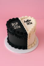 Vintage Heart Cake | Split Personality