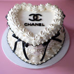 Vintage Heart Cake | Luxury Brand Logo