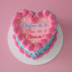 Vintage Heart Cake | Mini Hearts