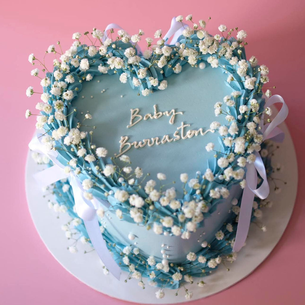 Enchanted Heart Coquette Vintage Cake | Baby Breaths