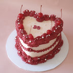 Cherries and Sprinkles ! Cherrinkles | Vintage Heart Cake