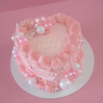 Vintage Heart Cake | Glinda the Good