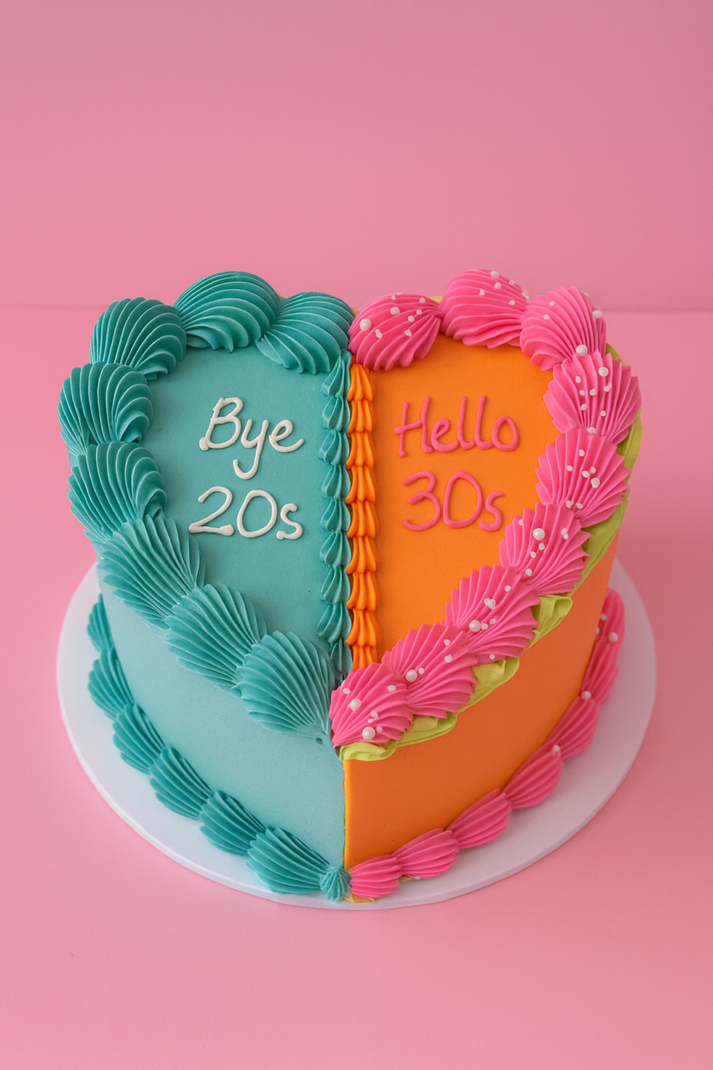 Vintage Heart Cake | Split Personality