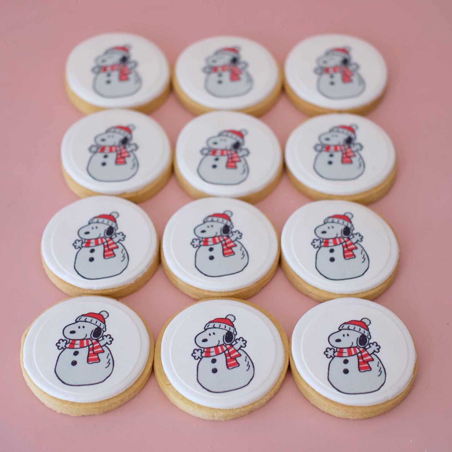 Snoopy | Christmas Fondant Sugar Cookies