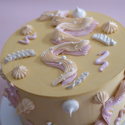 Whimsy Girl Buttercream Cake