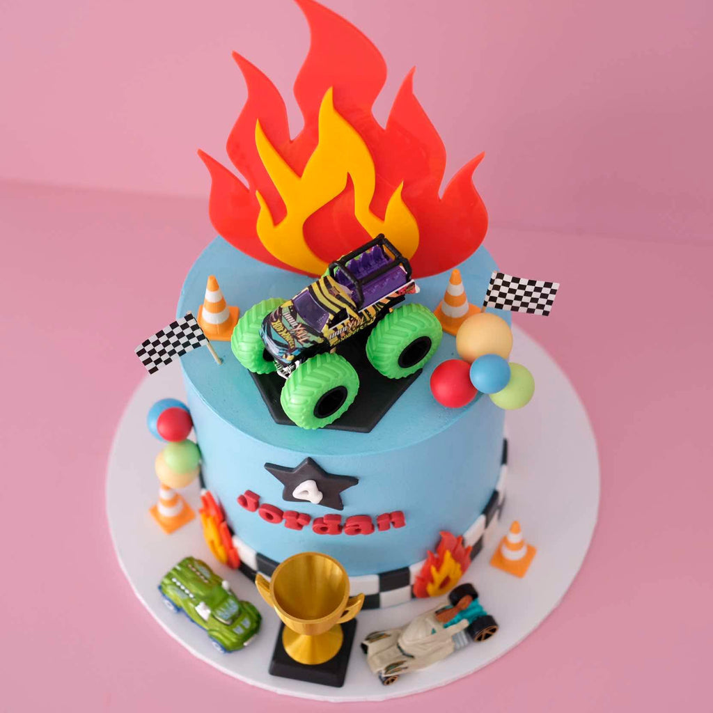 Hot Wheels Race Car Novelty Cake
