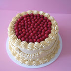 Vintage Round Cake | Fresh Raspberry - ELOISE