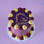 Vintage Round Cake | Brisbane Broncos