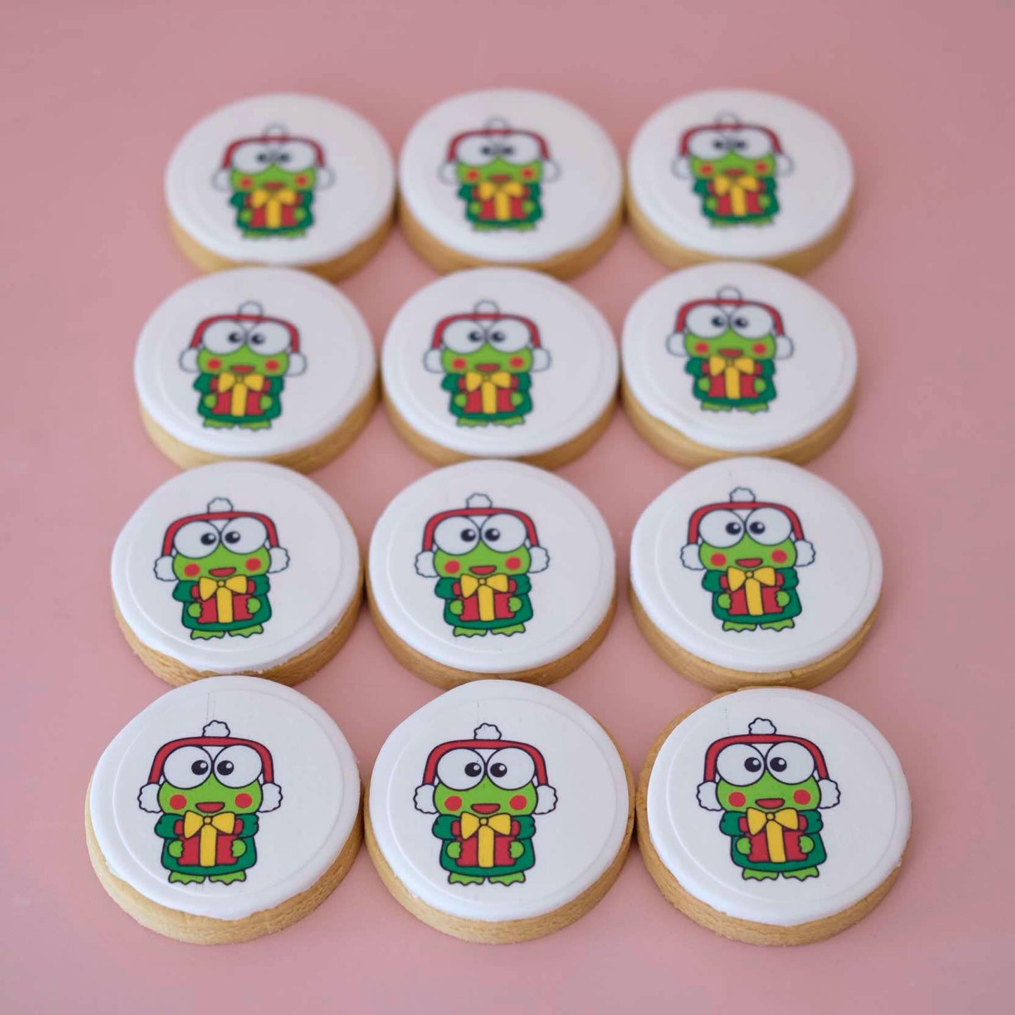 Keroppi - Sanrio | Christmas Fondant Sugar Cookies