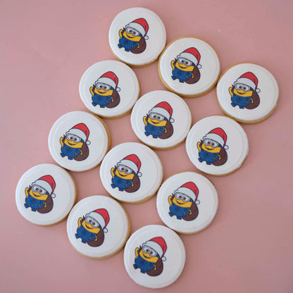 Minion | Christmas Fondant Sugar Cookies