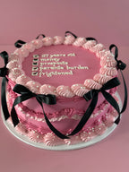 Vintage Round Cake | Pride and Prejudice