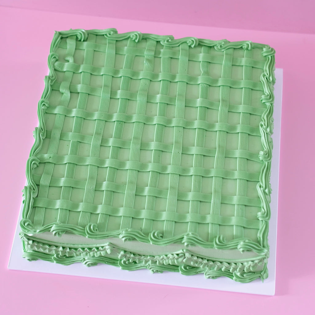 Vintage Sheet Cake | Woven Square