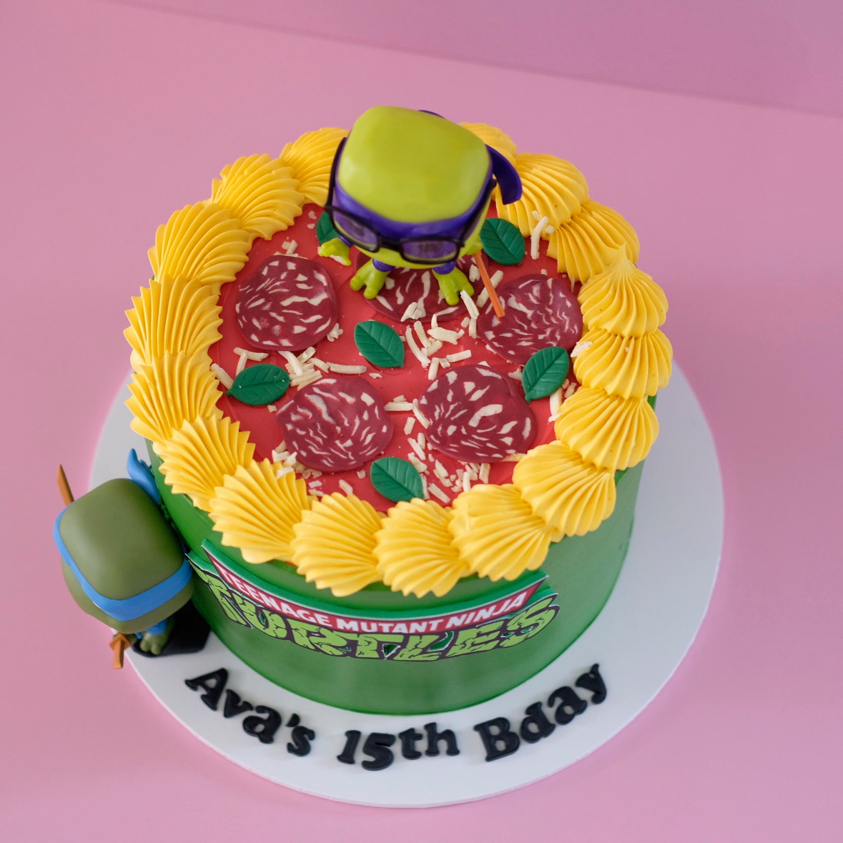 Teenage Mutant Ninja Turtle Pizza Party | Themed Novelty Cake