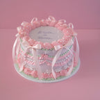 Vintage Round Cake | Whimsical Ruffle & Coquette