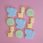 Assorted Baby Jungle Sarafi | Fondant Sugar Cookies