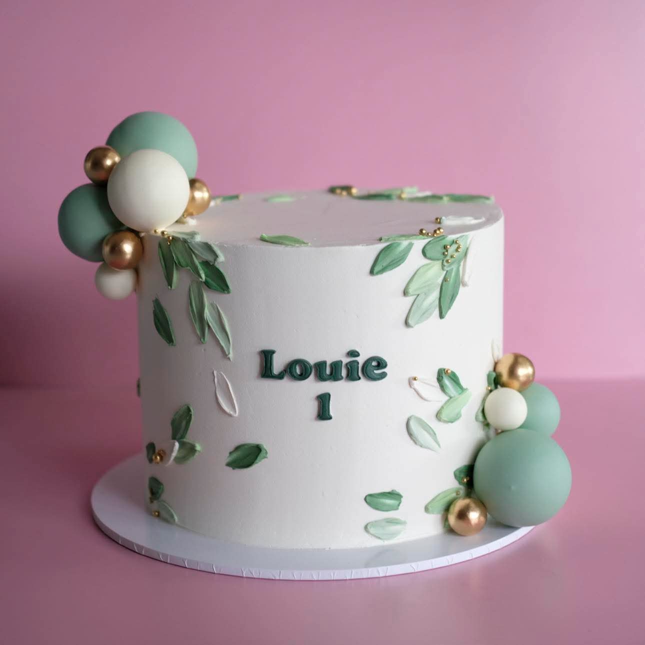 Sprinkled Balloons | Textured Smear Cake
