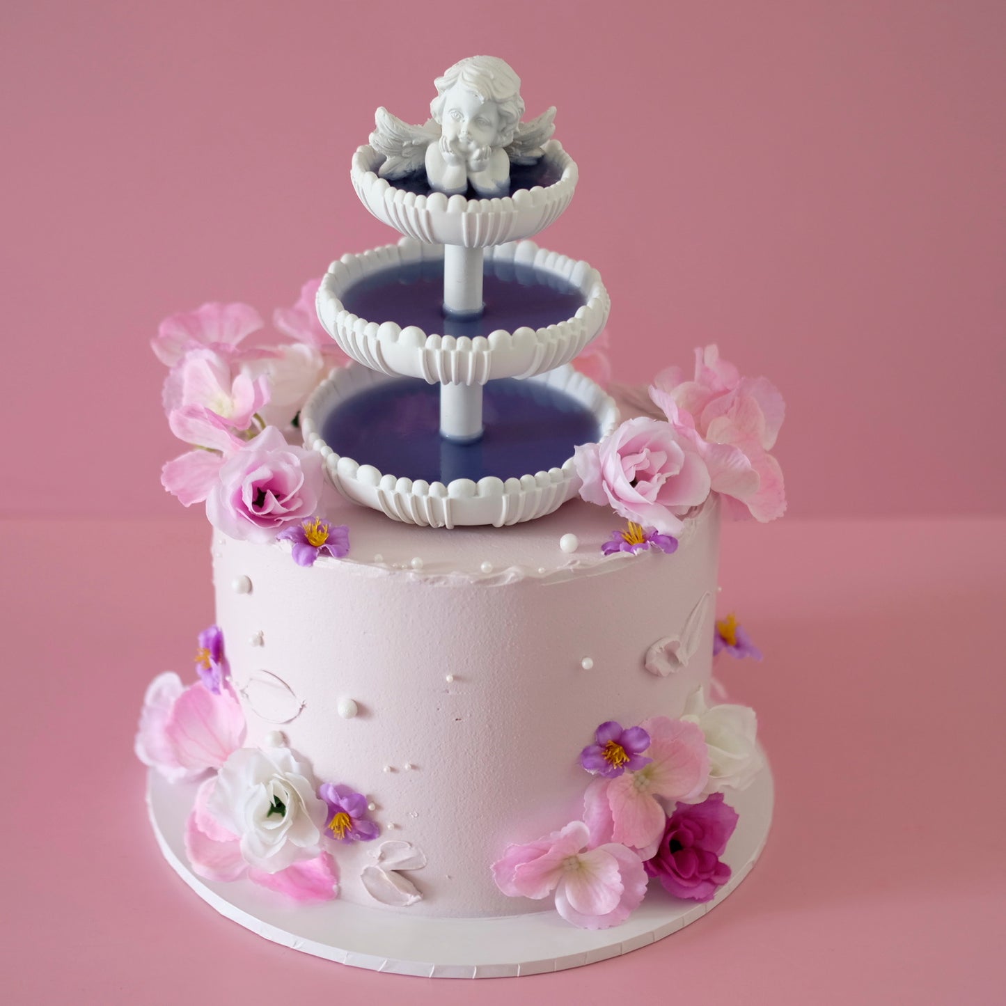 Angel Fountain Cake | Heaven's Garden