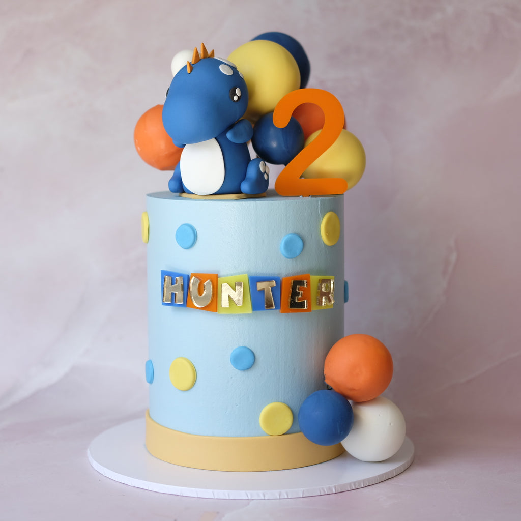 Dinosaur & Balloon Cake