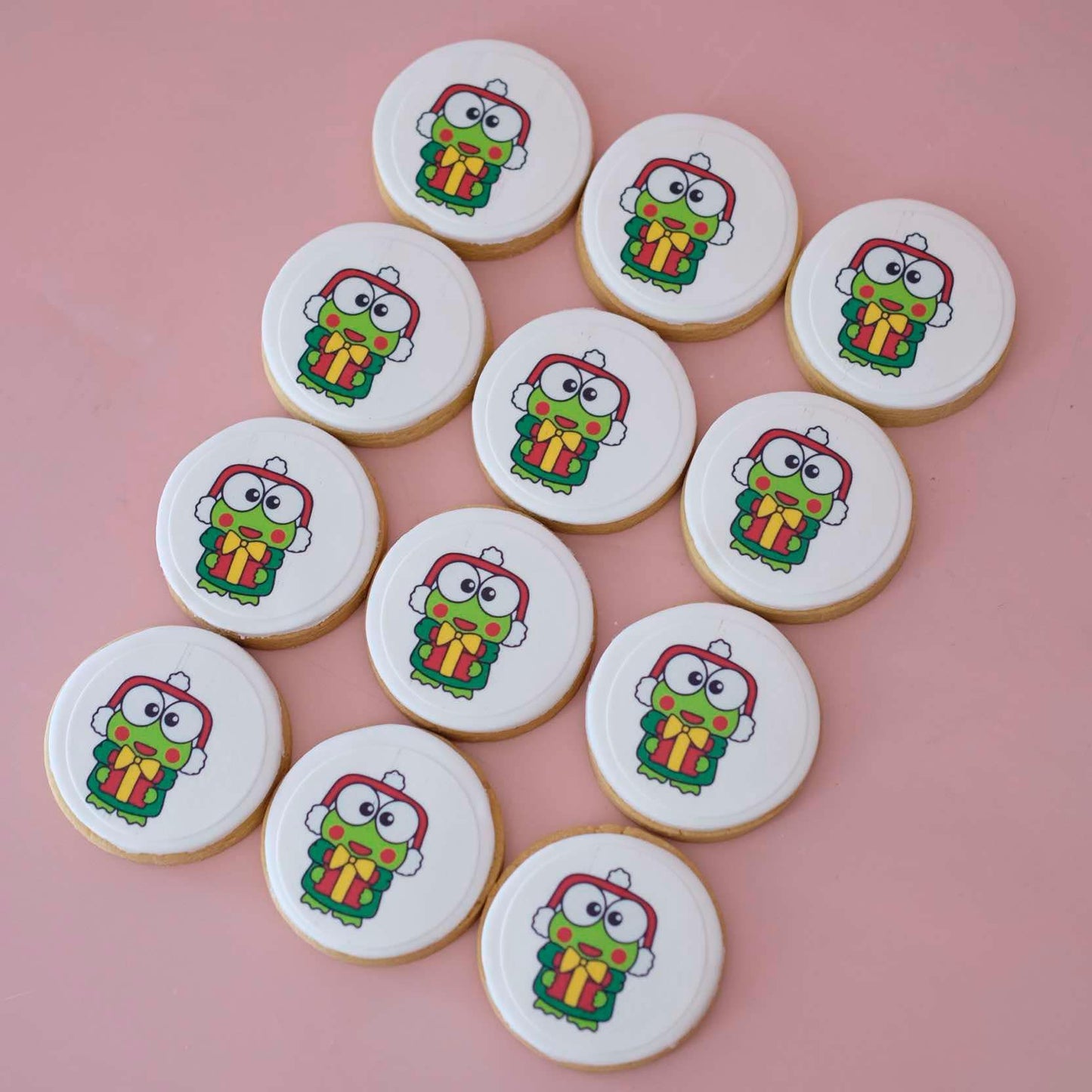 Keroppi - Sanrio | Christmas Fondant Sugar Cookies