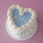 Classic Vintage Heart Cake | Pearl