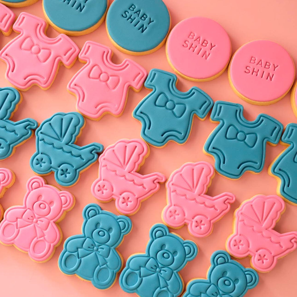 Assorted Bear Baby Shower | Fondant Sugar Cookies