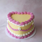 Vintage Heart Cake | Classic Polychrome