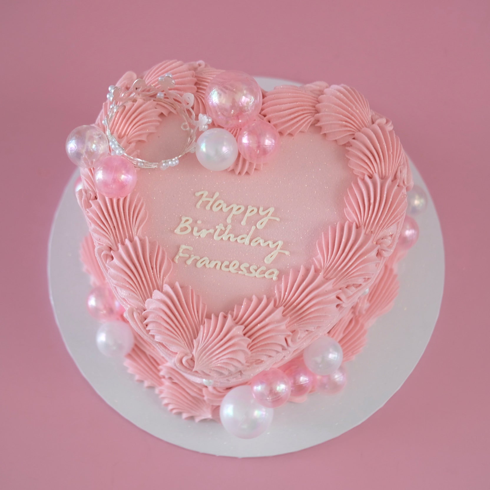 Vintage Heart Cake | Glinda the Good