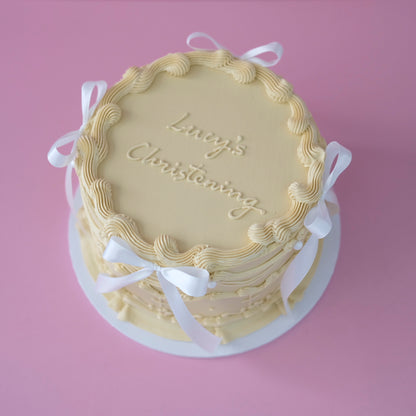 Vintage Round Cake | Eternal Blessings
