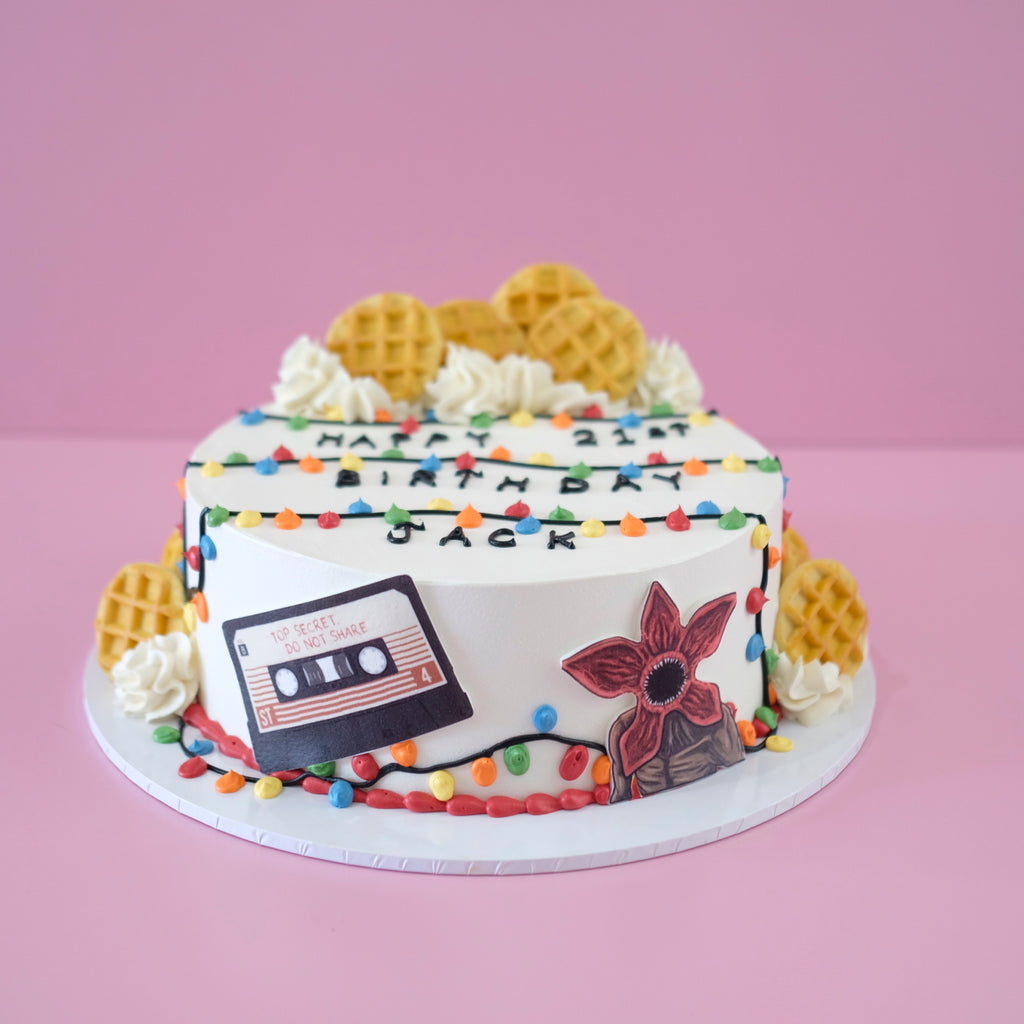 Stranger Things Retro Waffle | Themed Cake